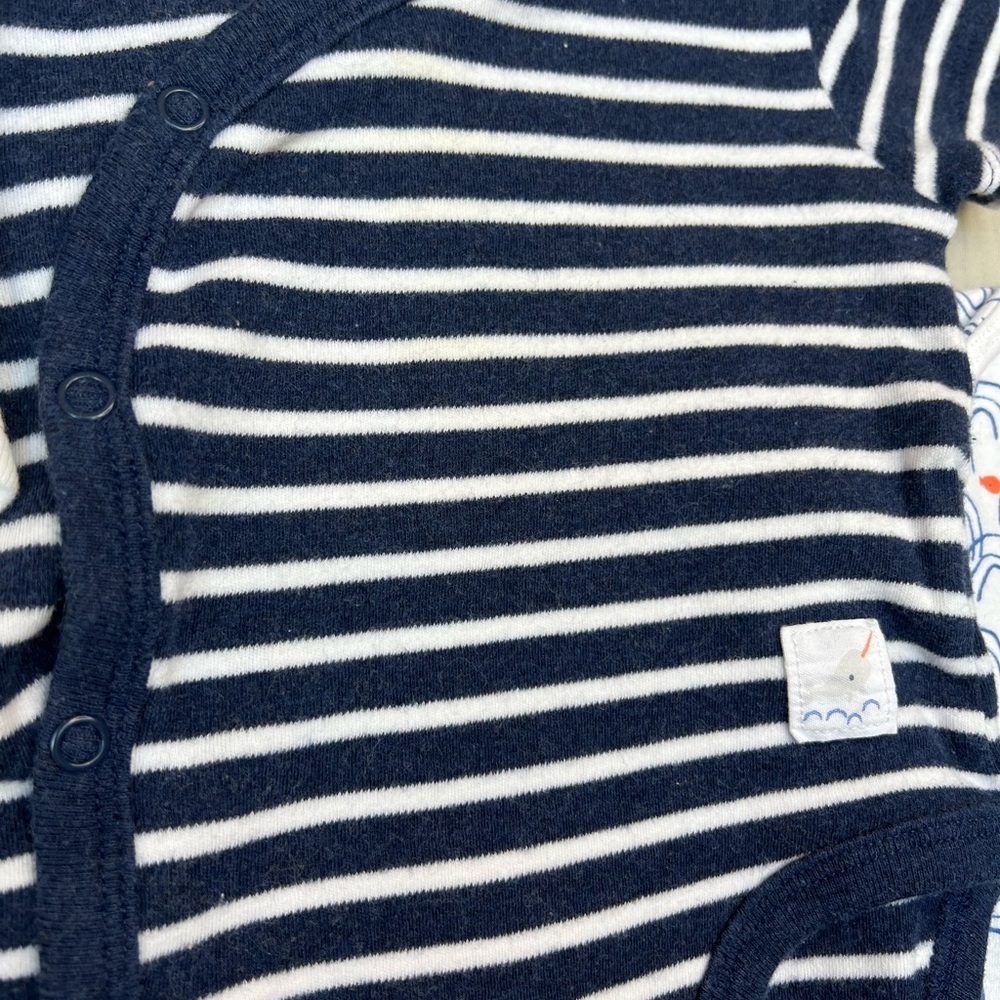 Bundle of 3 Mac & Moon short sleeve bodysuits 3-6 months - Picture 5 of 12
